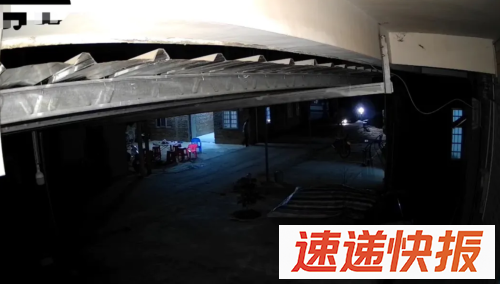 事发当天现场监控截图 受访者供图